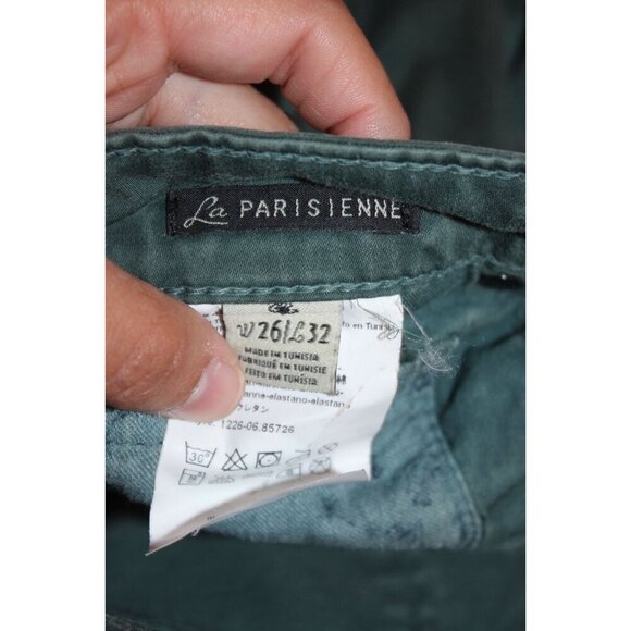 Maison Scotch La Parisienne Skinny Green Jeans 26 zip fly 5 pockets - Picture 12 of 12